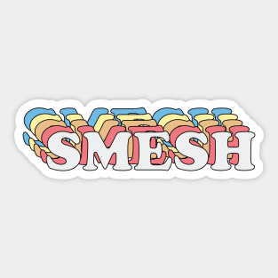 Smesh Retro Sticker